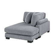 8555GY*CRACVC (3)3-Piece Modular Sectional with Reversible Chaise - 8555GY*CRACVC
