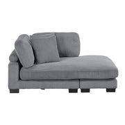 8555GY*CRACVC (3)3-Piece Modular Sectional with Reversible Chaise - 8555GY*CRACVC