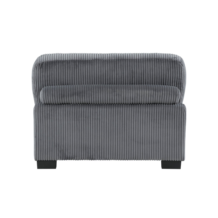 8555GY*CRACVCOT (4)4-Piece Modular Sectional with Reversible Chaise and Ottoman - 8555GY*CRACVCOT