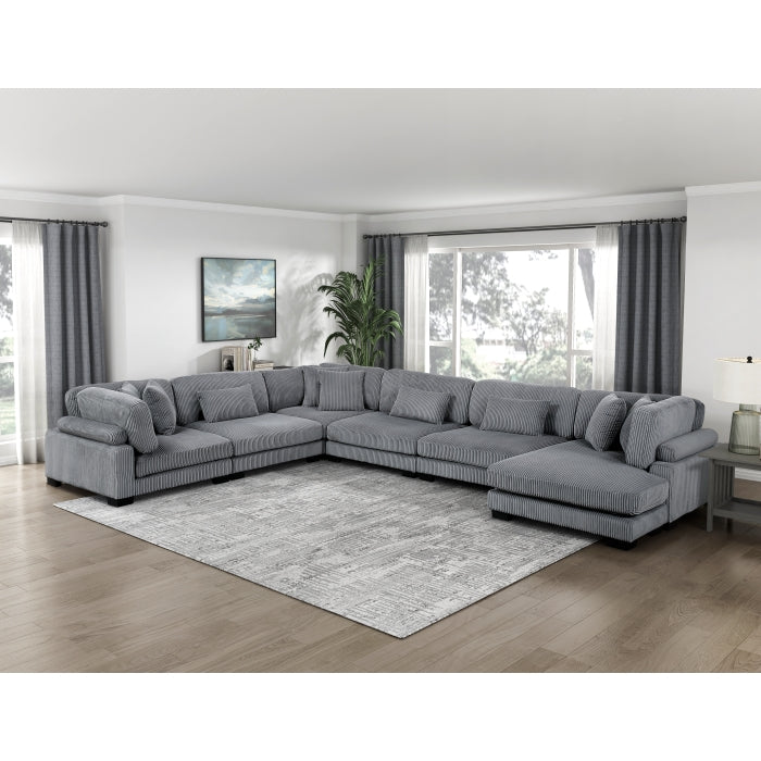 8555GY-VC Reversible Chaise - 8555GY-VC