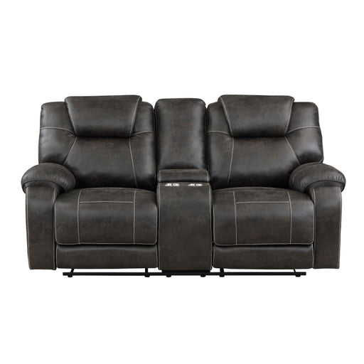 8560PM-2 Double Reclining Love Seat with Center Console - 8560PM-2