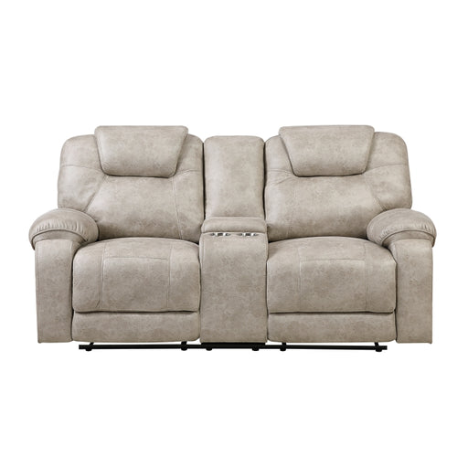8560PT-2 Double Reclining Love Seat with Center Console - 8560PT-2