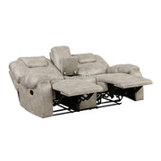 8560PT-2 Double Reclining Love Seat with Center Console - 8560PT-2