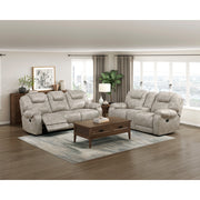 8560PT-2 Double Reclining Love Seat with Center Console - 8560PT-2