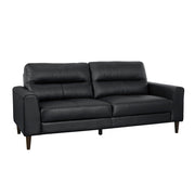 8566BLK*2 2pc Set: Sofa, Love - 8566BLK*2