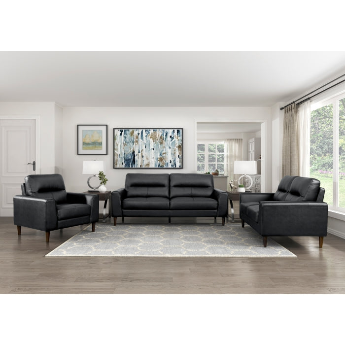 8566BLK-2 Love Seat - 8566BLK-2