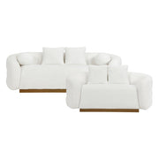 8568WH*2 2pc Set: Sofa, Love - 8568WH*2
