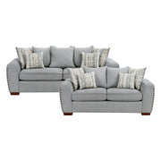8579GY*2 2pc Set: Sofa, Love - 8579GY*2
