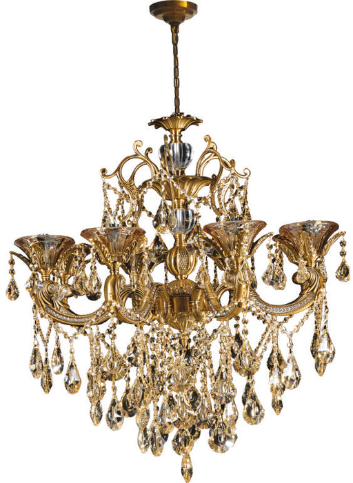 86029W35AG 35 X 34 - 8 LIGHTS - ANTIQUE GOLD - 210000004100