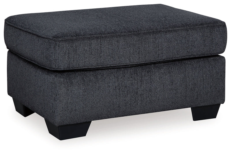 Altari Sofa, Loveseat, Chair and Ottoman in Slate from Ashley - Luna Furniture