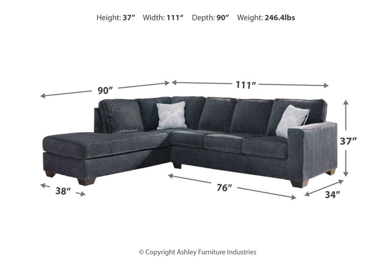 Altari  2-Piece Sectional and Ottoman -  Ashley - Luna Furniture
