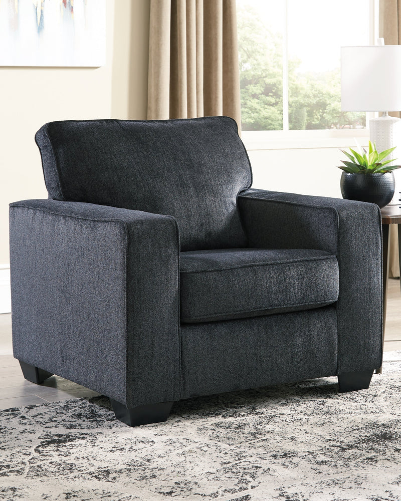 Altari Slate Sofa, Loveseat and Chair from Ashley - Luna Furniture