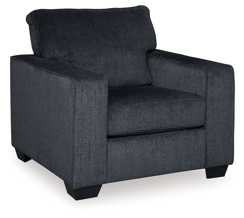 Altari Slate Sofa, Loveseat and Chair from Ashley - Luna Furniture
