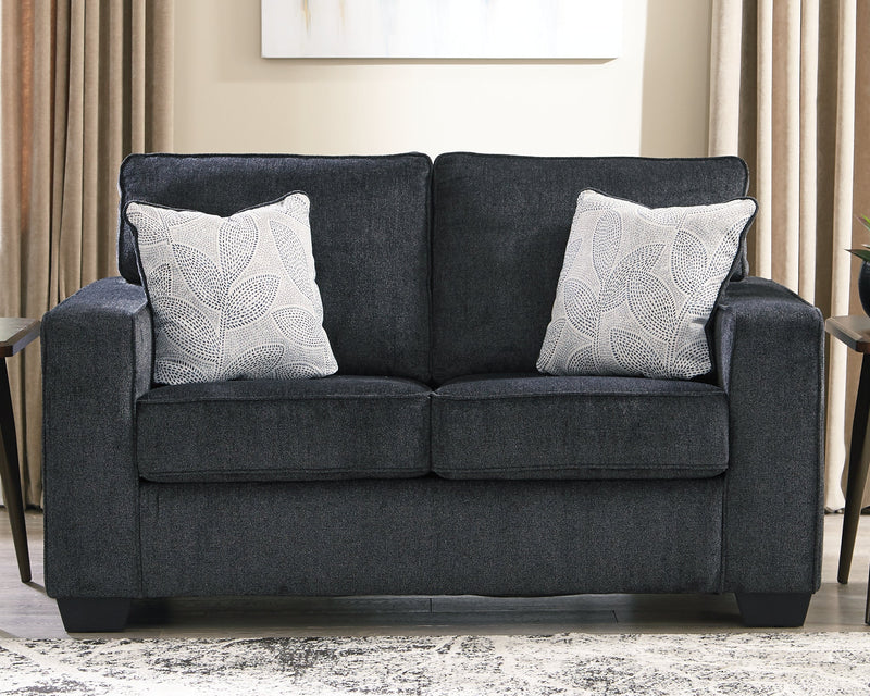 Altari Slate Sofa, Loveseat and Chair from Ashley - Luna Furniture