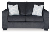 Altari Slate Sofa, Loveseat and Chair from Ashley - Luna Furniture