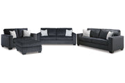 Altari Slate Sofa Sleeper, Sofa, Loveseat, and Ottoman -  Ashley - Luna Furniture