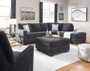 Altari Slate RAF Full Sleeper Sectional - Luna Furniture