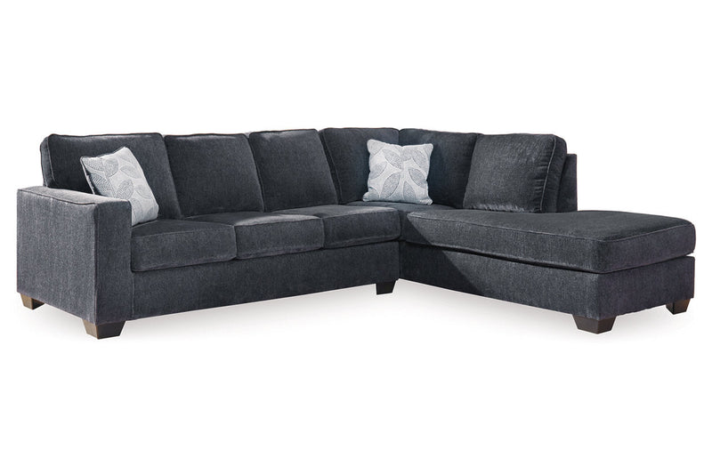 Altari Slate 2-Piece Sectional and Ottoman -  Ashley - Luna Furniture