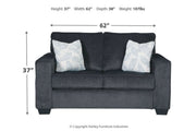 Altari Slate Sofa Sleeper, Sofa, Loveseat, and Ottoman -  Ashley - Luna Furniture