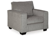 Altari Alloy Chair and Ottoman -  Ashley - Luna Furniture
