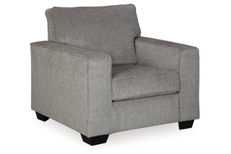 Altari Alloy Chair and Ottoman -  Ashley - Luna Furniture