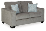 Altari Alloy 2-Piece Sleeper Sectional, Loveseat and Ottoman -  Ashley - Luna Furniture