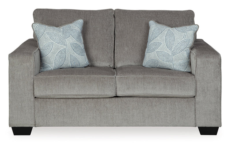 Altari Alloy 2-Piece Sectional with Chaise, Loveseat and Ottoman -  Ashley - Luna Furniture