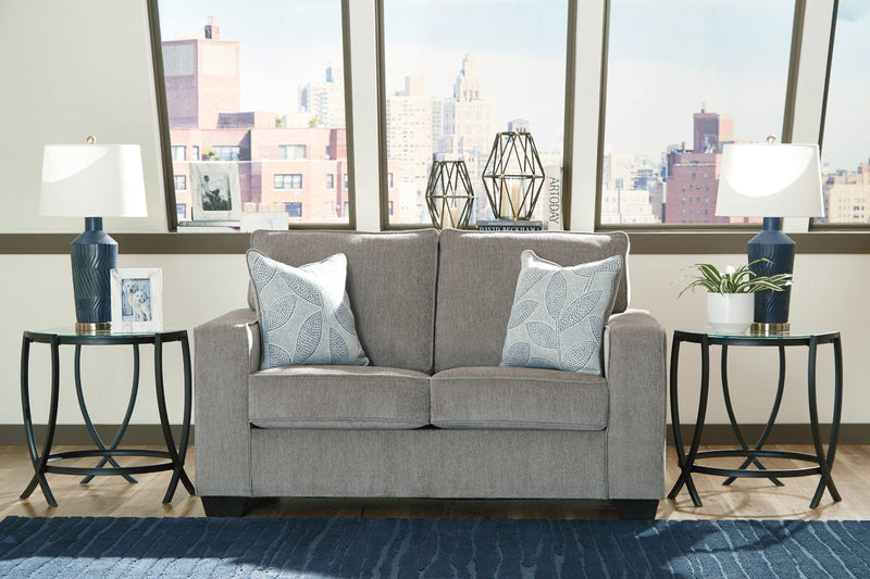 Altari Alloy 2-Piece Sleeper Sectional, Loveseat and Ottoman -  Ashley - Luna Furniture