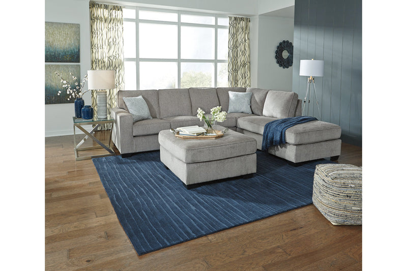 Altari Alloy 2-Piece Sleeper Sectional, Loveseat and Ottoman -  Ashley - Luna Furniture