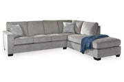Altari Alloy 2-Piece Sleeper Sectional, Loveseat and Ottoman -  Ashley - Luna Furniture