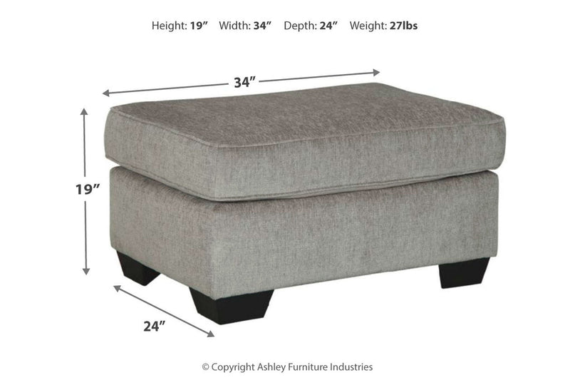 Altari Alloy 2-Piece Sectional with Chaise, Loveseat and Ottoman -  Ashley - Luna Furniture