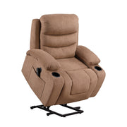 9000BRW-1LTM Power Lift Chair with Massage, Heat, Charging Ports and Cup-holders - 9000BRW-1LTM