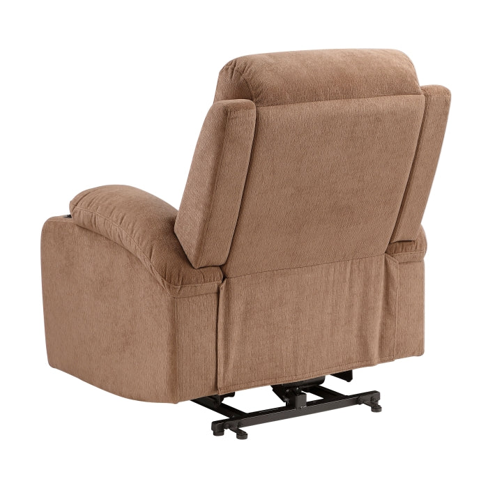 9000BRW-1LTM Power Lift Chair with Massage, Heat, Charging Ports and Cup-holders - 9000BRW-1LTM