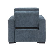 9027BUE-1CL Convertible Chair with Pull-out Bed - 9027BUE-1CL