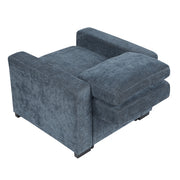 9027BUE-1CL Convertible Chair with Pull-out Bed - 9027BUE-1CL