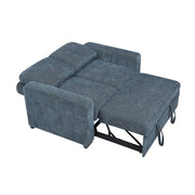 9027BUE-2CL Convertible Love Seat with Pull-out Bed - 9027BUE-2CL