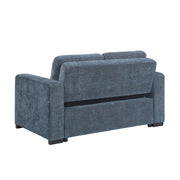 9027BUE-2CL Convertible Love Seat with Pull-out Bed - 9027BUE-2CL