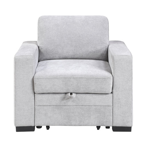 9027GRY-1CL Convertible Chair with Pull-out Bed - 9027GRY-1CL