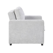 9027GRY-1CL Convertible Chair with Pull-out Bed - 9027GRY-1CL
