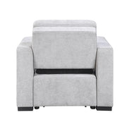 9027GRY-1CL Convertible Chair with Pull-out Bed - 9027GRY-1CL