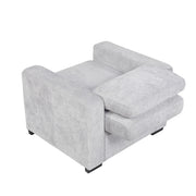 9027GRY-1CL Convertible Chair with Pull-out Bed - 9027GRY-1CL