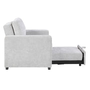 9027GRY-1CL Convertible Chair with Pull-out Bed - 9027GRY-1CL