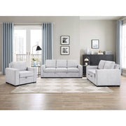 9027GRY-2CL Convertible Love Seat with Pull-out Bed - 9027GRY-2CL