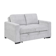 9027GRY-2CL Convertible Love Seat with Pull-out Bed - 9027GRY-2CL