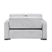 9027GRY-2CL Convertible Love Seat with Pull-out Bed - 9027GRY-2CL