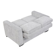 9027GRY-2CL Convertible Love Seat with Pull-out Bed - 9027GRY-2CL