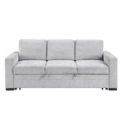 9027GRY-3CL Convertible Sofa with Pull-out Bed - 9027GRY-3CL