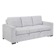 9027GRY-3CL Convertible Sofa with Pull-out Bed - 9027GRY-3CL