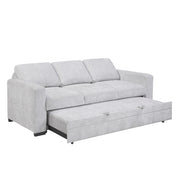9027GRY-3CL Convertible Sofa with Pull-out Bed - 9027GRY-3CL