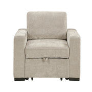 9027TPE-1CL Convertible Chair with Pull-out Bed - 9027TPE-1CL